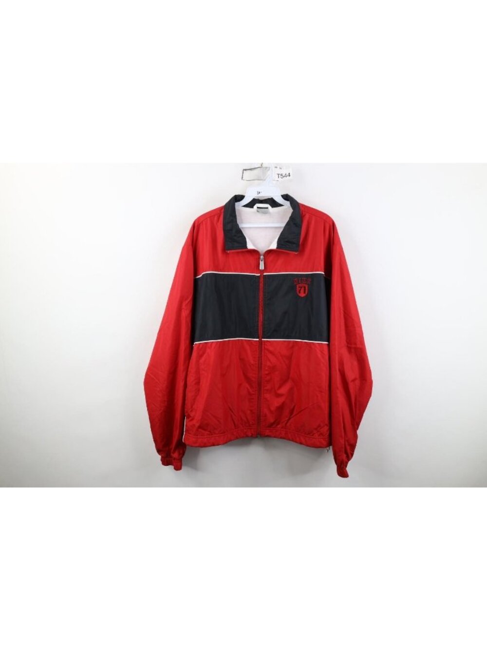 Vtg 90s Y2K Nike Mens Small Travis Scott Mini Swoosh Lined Windbreaker Jacket